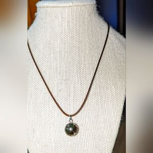 Eucalyptus  terrarium necklace